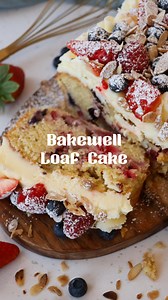 (New!) Bakewell Loaf Cake 😍😋 Recipe 👇 One of my favourite flavours ever! My berry Bakewell cake is such a favourite that I wanted to create a loaf cake version. 🍓🫐 So delicious and such a gorgeous cake! You can switch it up with your favourite berries and any type of decor you like! Find the full recipe here - https://www.janespatisserie.com/2025/04/27/bakewell-loaf-cake/ | Jane's Patisserie