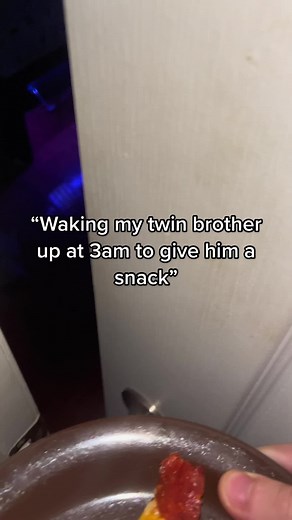 Late-Night Pizza Surprise for Twin Brother