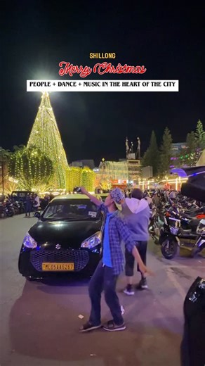 Travelling Shillong ♾️ on Instagram: "🔥💃 “SHILLONG DANCES FOR XMAS 😍 PEOPLE + Dance + music = HEART OF THE CITY XMAS PARTY 🎄❤️” [#ShillongXmasFESTA #MeghalayaMerry #ShillongDiaries #ChristmasInShillong #XmasInTheHills FestiveNortheast, ShillongXmasCraze, DancingInTheHills, CityXmasVibes]"