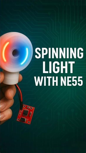 DIY Spinning Two-Color Light with NE555 (Red & Blue LED DIY Project) – RGB
