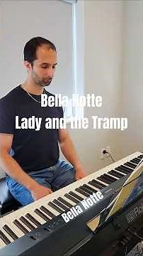 Bella Notte from Lady and the Tramp #disney #piano #pianoadventures