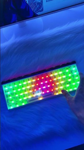 AULA HERO 68HE RGB Showcase#shorts