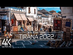 【4K 60fps】🇦🇱 VIRTUAL WALKING TOUR: 🚶 «Tirana - Albania 2022» 🎧 ORIGINAL SOUNDS 🚫 NO COMMENT 📺 ASMR