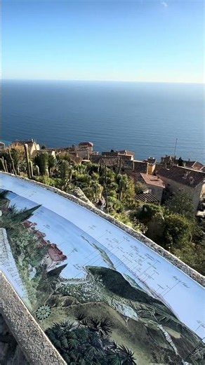 #France 🇫🇷 #CotedAzur hilltop village of Èze | The Exotic Garden 🪴 of Eze | Panoramic Sunset 🌅.
