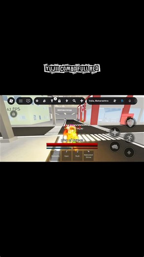 OP YUJI COMBO FULL RED! 🥊 Best Jujutsu Shenanigans Combo JJS #Roblox #Shorts #Yuji #JJS #Gojo #Viral
