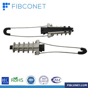 [Hot Item] Fiber Optic Drop Wire Cable Dead End Span 12kn Tension Clamp for ADSS Cable