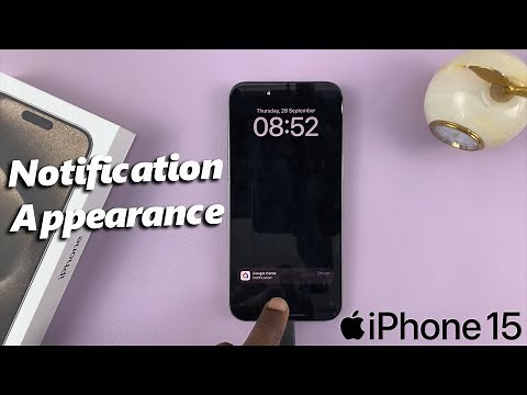 How To Change Notification Appearance On iPhone 15 & iPhone 15 Pro