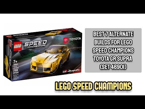 Best 7 Alternate Builds for LEGO Speed Champions Toyota GR Supra (Set 76901)