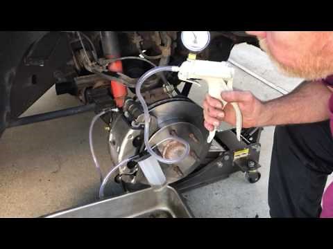 Bleeding Brakes with a Vacuum Pump