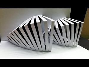 Make Origami Architecture｜Pop up card design｜paper art｜kirigami Art｜摺紙建築卡片製作