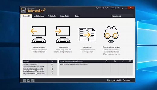 Sauberer und schneller PC dank Ashampoo UnInstaller