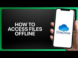 How To Access OneDrive Files Offline In OneDrive App ! Tutorial