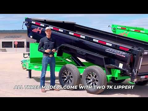 Comparison between the EZ7, LZ7 and HZ7 Dump Trailers