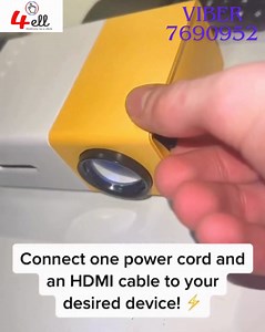 Led Mini Projector Size: 13cm x 9cm x 5cm Resolution: 1920 x 1080 Package include: Remote Power supply Av cable manual | 4ell.biz