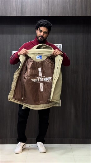 DRJ Denim Brand Super Down Jacket for All Sizes