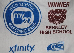 TV 20 Awards Funds to BHS Marching Band Color Guard
