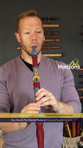 Color of the Song | 1018 Rare Coyote Oldman Painted Cedar Birdhead Mid A Native Flute