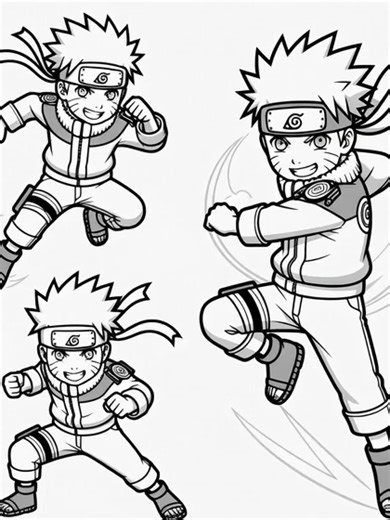 Unleash Your Inner Ninja: Ultimate Naruto Coloring Pack (10  Pages) Description:Ready to return to the Hidden Leaf Village? 🍃 Dive into the world of Shinobi with this exclusive collection of Naruto coloring pages. Whether you want to relax after a long day or need a fun activity for the kids, this pack brings your favorite characters to life. What’s Inside the Scroll? 📜 [Insert Number, e.g., 15] High-quality, unique coloring pages. Featuring fan favorites: Naruto, Sasuke, Kakashi, Itachi, and 