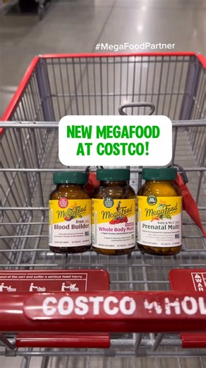 3 NEW @megafood products available now at @Costco! #megafoodpartner -Tested for 150 pesticides, free from top 9 allergens and harmful additives, fillers, and colors † -Women’s Whole Body Multivitamin: Costco Exclusive! Contains 24 key nutrients, with 21 at 100% daily value or higher plus triple action antioxidant support from real fruits, vitamins and minerals. † -Blood Builder iron minis: Clinically-shown to increase iron levels without common side effects like nausea and constipation† and can 