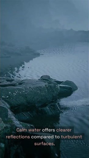 Why light reflects from water