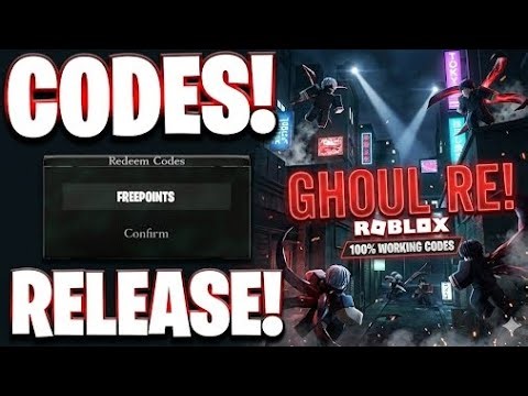 ROBLOX GHOUL RE CODES | *RELEASE* ⚠️WORKING⚠️ CODES FOR GHOULRE! 🎁