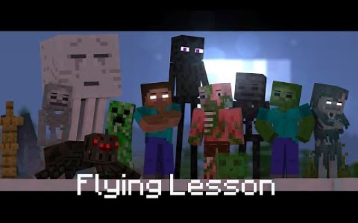 ［我的世界/转载］Flying Lesson - Minecraft Animation