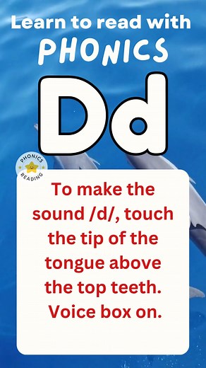 Phonics Sound of the Letter Dd Learn to read with phonics. Follow @phonics.reading to learn more. #phonicssounds #phonics #abcd | Phonics Reading