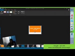 Techsmith SnagIt free tutorial on How to create a button