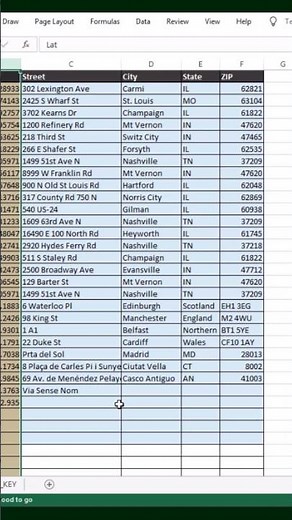 One Click Batch Reverse Geocoding Solution in Excel