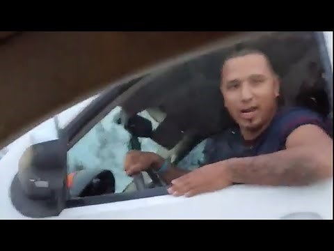Raw video: Road rage incident caught on camera on U.S. 59 near Splendora, Texas