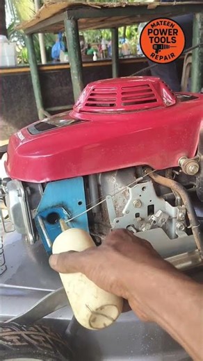 Preliminary check to see whether this lawn mower engine.