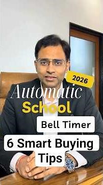 Automatic School Bell Timer Guide to Buy | 6 Smart Buying Tips 2026