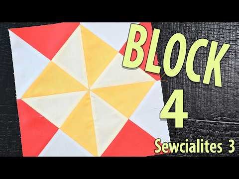 Fat Quarter Shop Sewcialites 3 | Block 4 Spring Wind