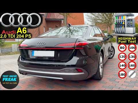 2026 Audi A6 2.0 TDI Limousine (204 PS) TEST DRIVE 🚗 Fuel Consumption & Performance Review