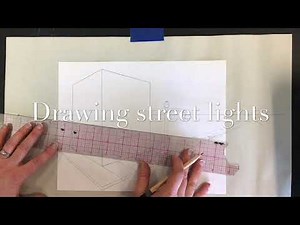 2-Point Perspective - Drawing Street Lights