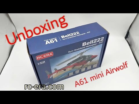 A61 mini Airwolf | Unboxing | RC ERA A61 Black/White