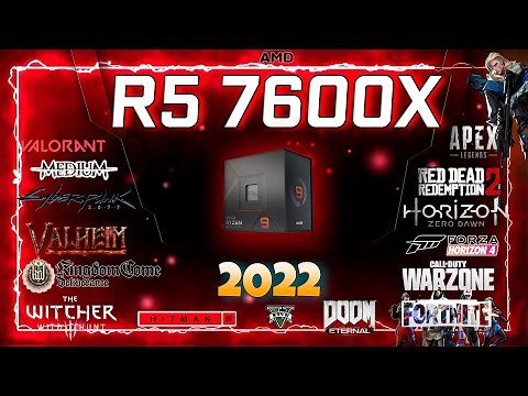 Ryzen 5 7600X IGPU TEST | AMD Radeon Graphics RDNA 2.0 in 30 Games | 2022