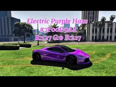 🎨 Top 10 RARE Modded Colors in GTA Online (Hex Codes + RGBs)
