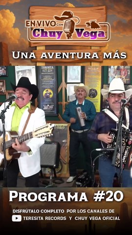 Una aventura más en vivo con Chuy Vega