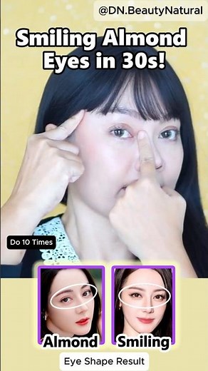Smiling Almond Eyes in 2 Moves! ✨