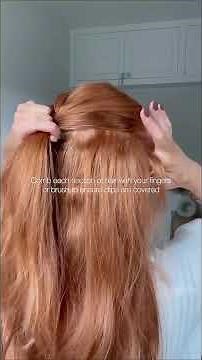 How to French Braid using extensions?