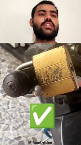 2.4M views · 20K reactions | Motorcycle ️ lock  #viralreelsfb #lifehacks #trandingreels #viralreelsシ #skills #foryoupageシ | IF Facet Video | Facebook