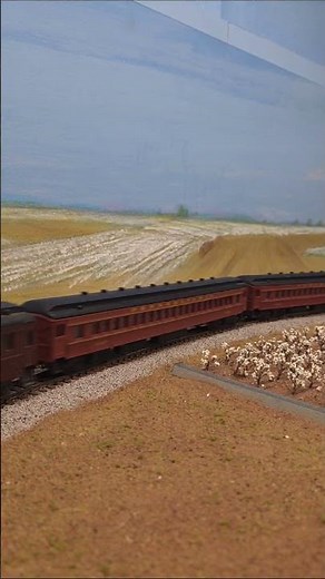 Pennsylvania Steam passenger train at Gilbert Model Railroad Club