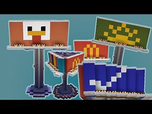 MINECRAFT - How to Build Billboards - Easy Tutorial