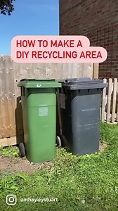 How to make a DIY bin shed on a budget. With cardboard being a great sustainable packaging choice, we seem to have an abundance of it until our recycling bin gets emptied. @beyondtheboxuk challenged me to beautify my recycling area, so I decided to take on the task of building a functional recycling area using mainly items I already had. Here’s what I did…1. Made a plan including measurements (this is vital) 2. I had to buy the wood for the frame which was around £30 (I used treated wood)3. I us