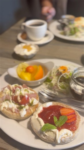 カフェガリテの土日モーニングが美味でした♡ #名古屋カフェ #cafe #名古屋モーニング