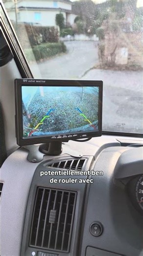 Turn your backup camera into a rearview mirror! #van #tips #diy #vanlife #campervan #vanbuild