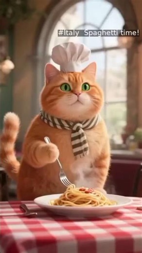 Cute Cat Eating Food 😻🍽️ | Adorable Kitty Mealtime Video