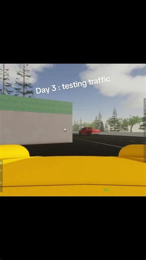 Small Traffic testing #robloxstudio #game #robloxcars #greenvilleroblox #swflroblox