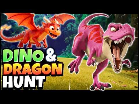 Going on a Dino vs Dragon Hunt! | Freeze Dance | Brain Break Party for Kids | Danny Go | Just Dance